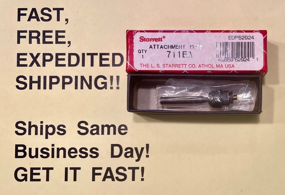 Starrett 711EA; 52924; FREE SAME DAY EXPEDITED SHIPPING!