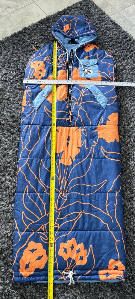 Poler pre-owned Reversible Napsack - All Seeing navy Small