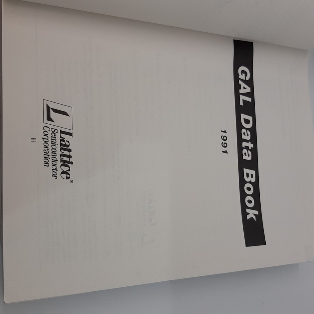 Lattice Semiconductor General Array Logic GAL Data Book 1991 & GAL Handbook 1986