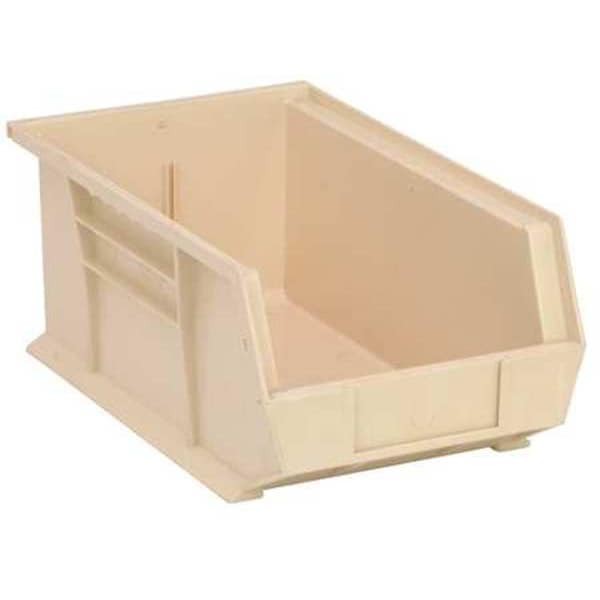 Quantum Storage Systems Qus241iv Hang & Stack Storage Bin, Polypropylene,