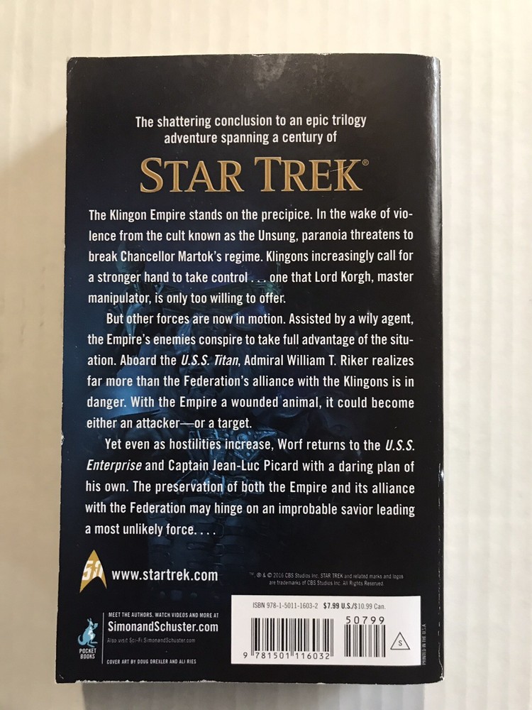 Star Trek 5 Book Paperback Bundle, Pre-Owned
