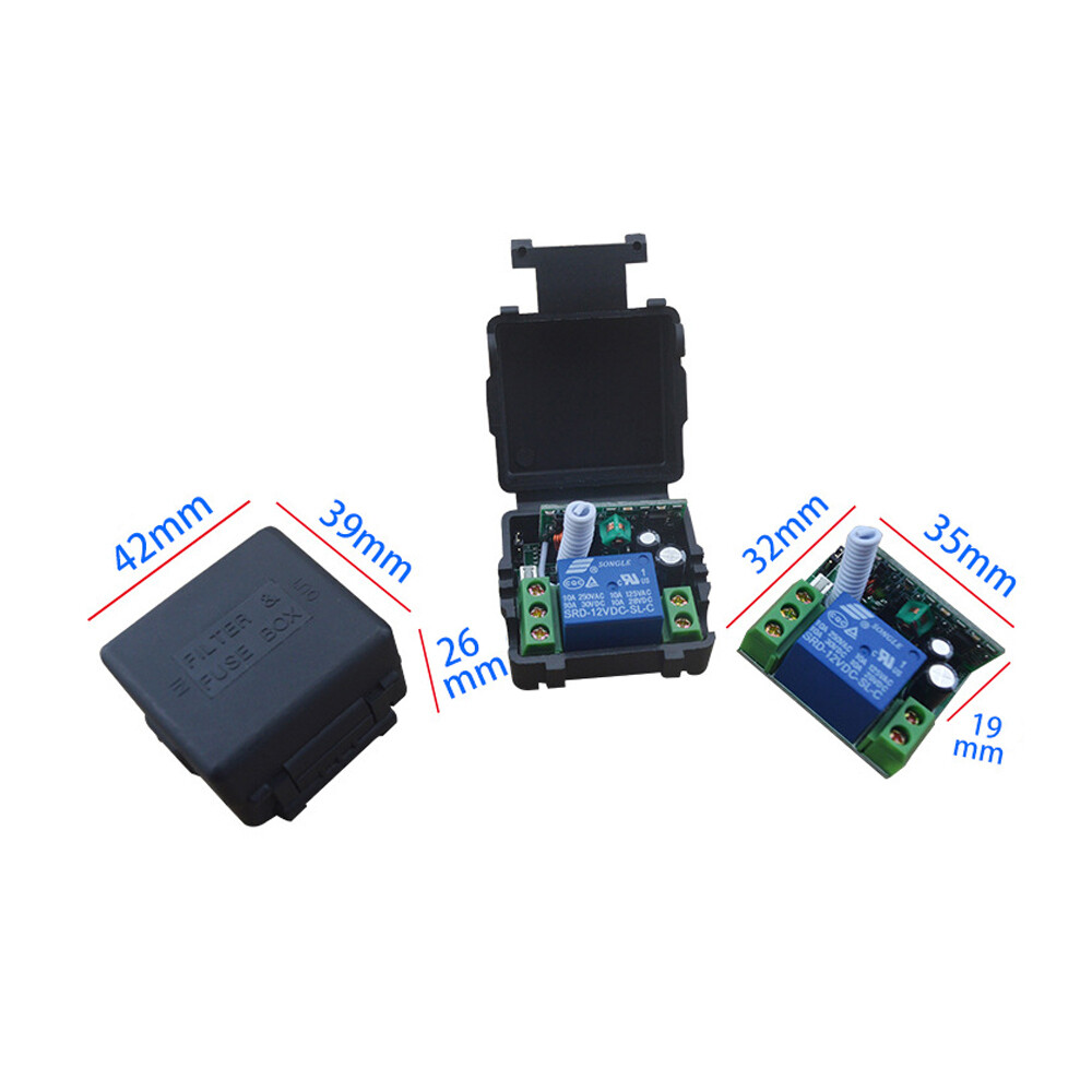 Wireless Remote Control Switch System 12V 1CH Transmitter&Receiver Access 315MHz
