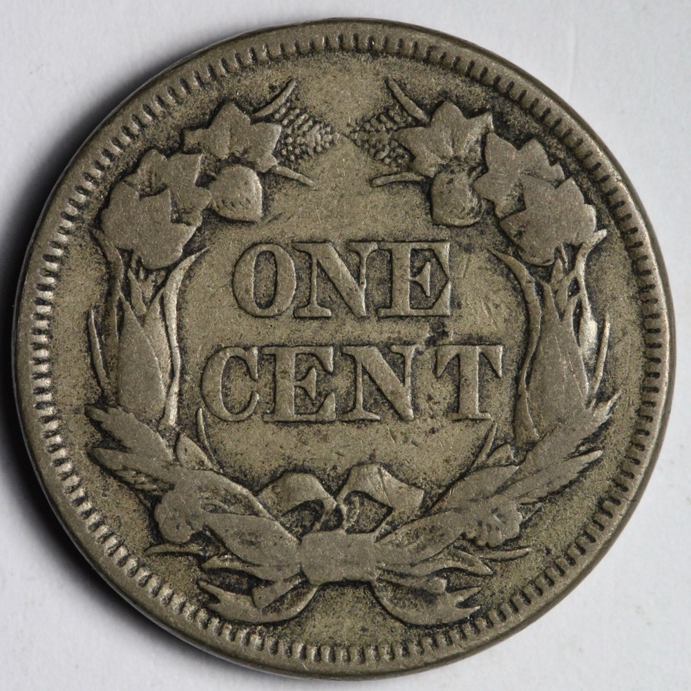 1857 Flying Eagle Cent Penny XF E111 ZSNR