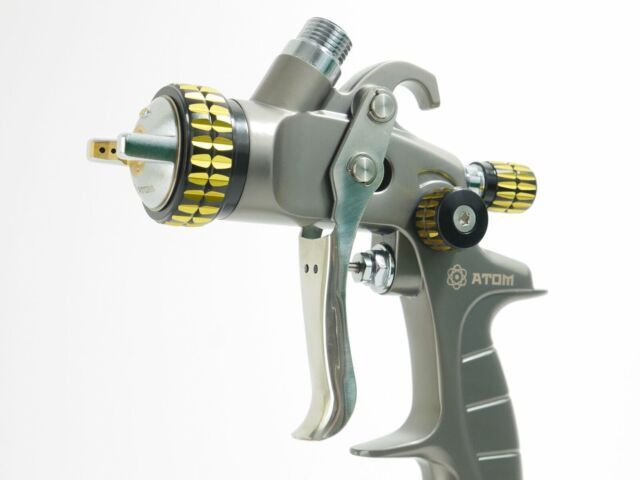 ATOM X20 HVLP Auto Paint Spray Gun – Gravity Feed Kit + GunBudd