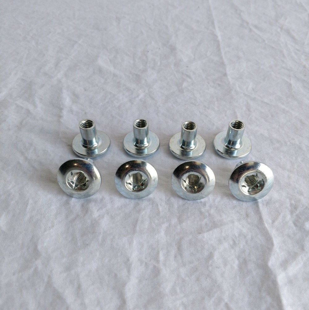 Trailer Cam Lock  Truss Barrel Nut Dome Head 8 PCS 5/16″-18  ZInc Plated