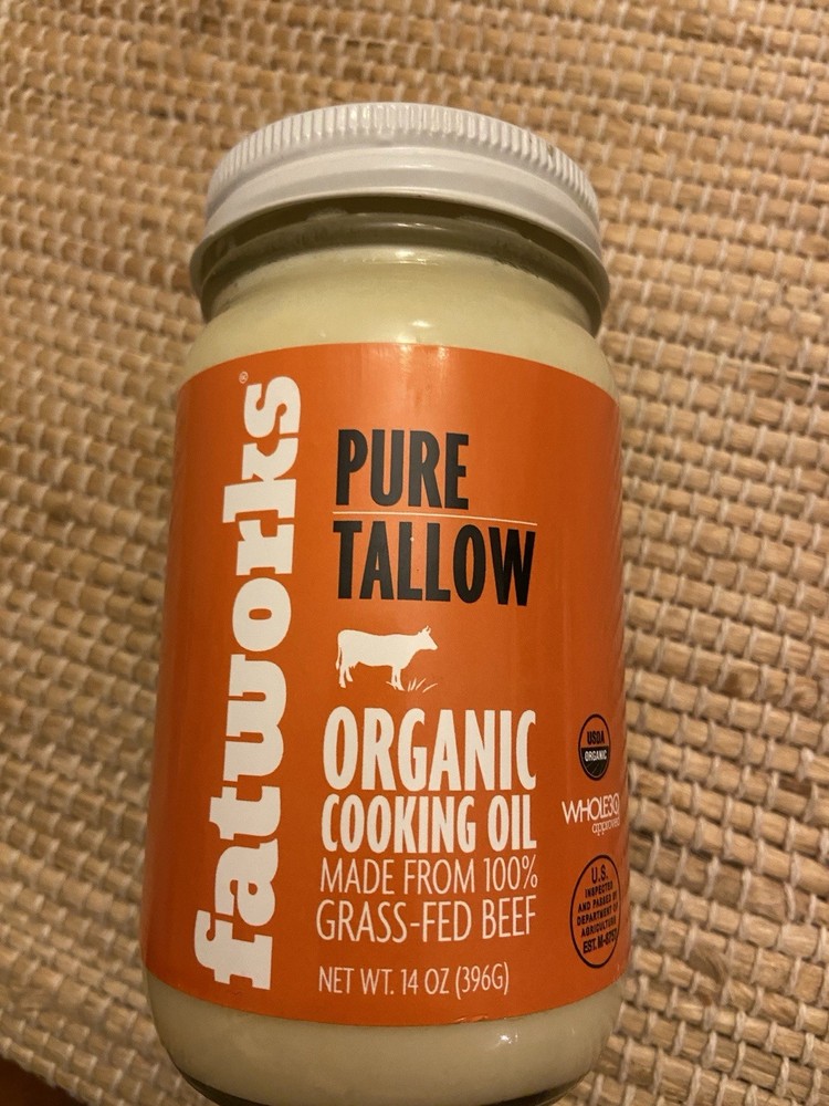 Fatworks Organic Grass-Fed Beef Tallow  - ONE JAR
