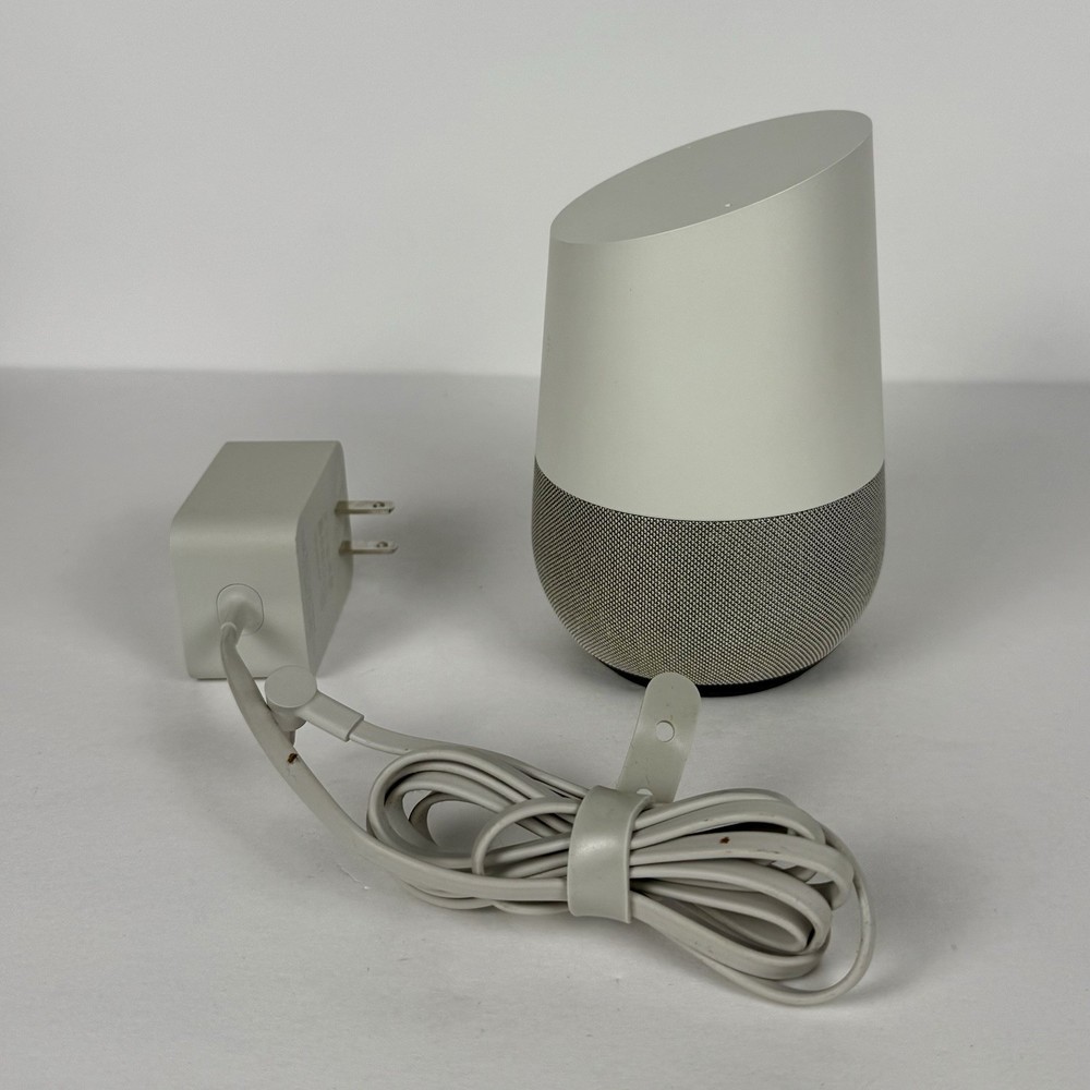 Google Home - Smart Speaker & Google Assistant Light Grey & White/Slate