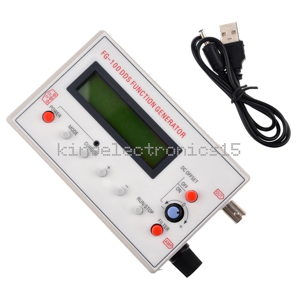 DDS Function Signal Generator Module Sine + USB Cable+ Triangle + Square Wave