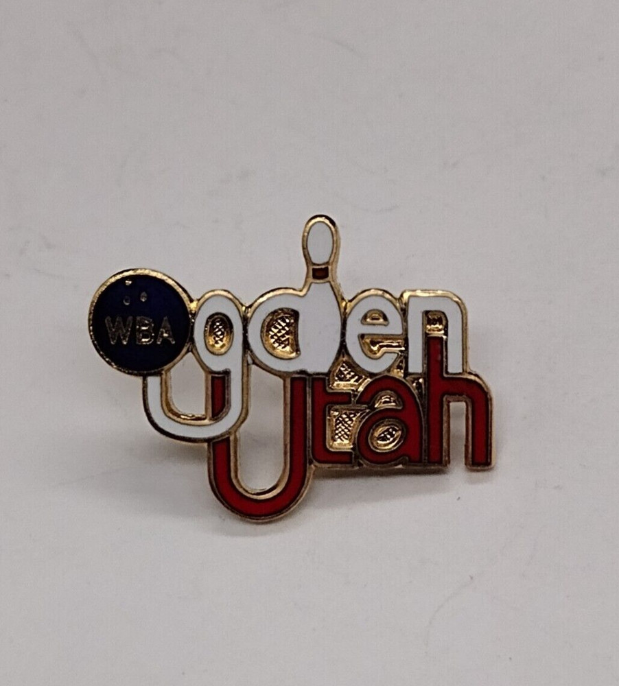 Ogden Utah WBA Bowling Lapel Tack Pin