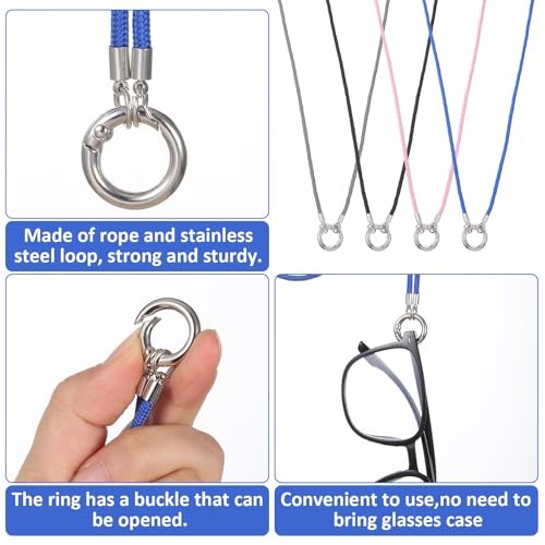 Eye Glasses Holders Neck Eyeglasses Strap Eyeglass Holder Strap Chain Loop