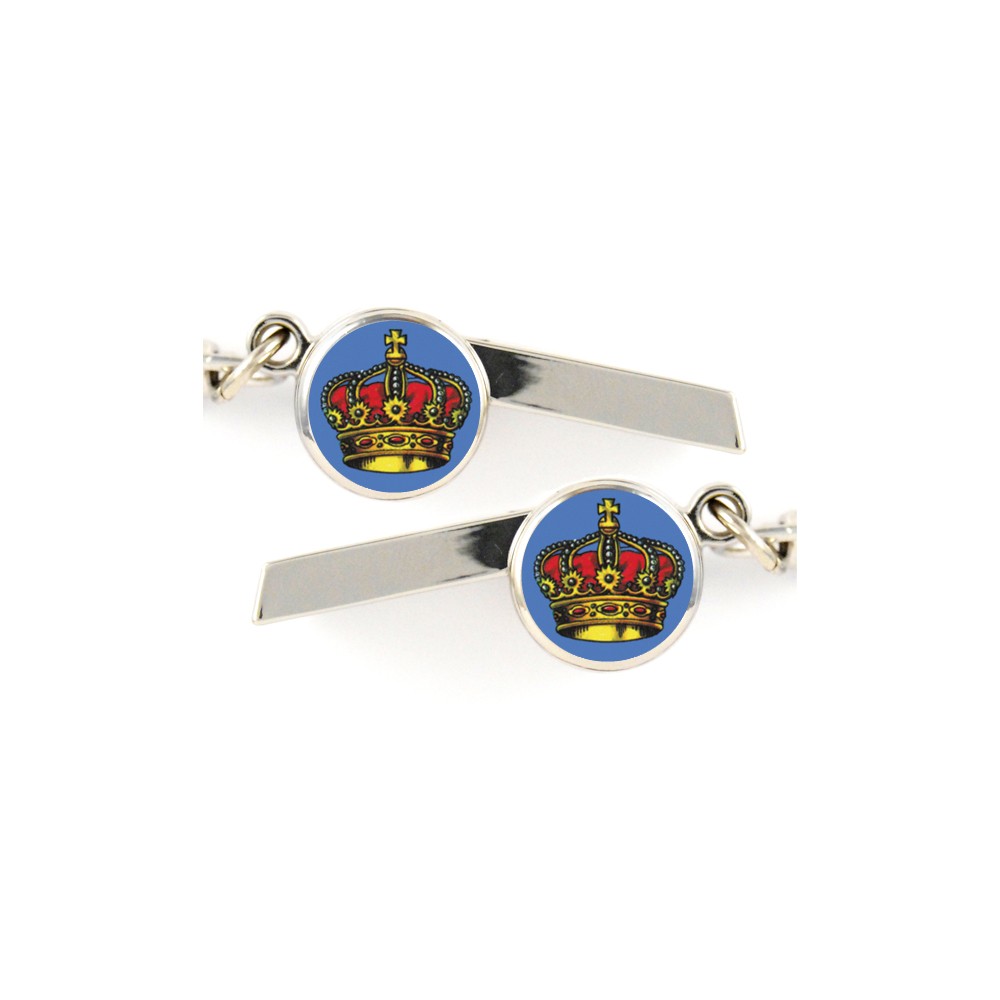 Crown Safety Whistle Keychain