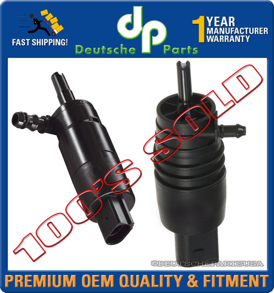 HEADLIGHT + WINDSHIELD WASHER PUMP PUMPS for BMW E46 E90 X5 E60 E65 E66 SET of 2