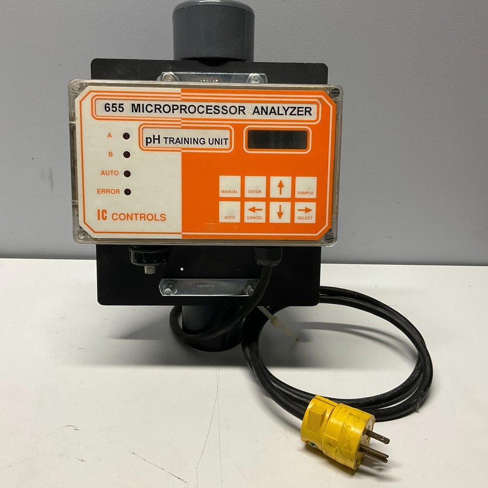 IC Controls 655 Microprocessor Analyzer - pH Training Unit Tested