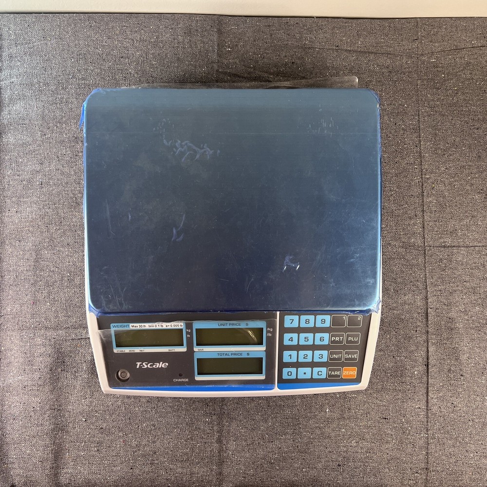 T-Scale ZTP30 Base Price Computing NTEP Package Dual Sided LCD Display READ