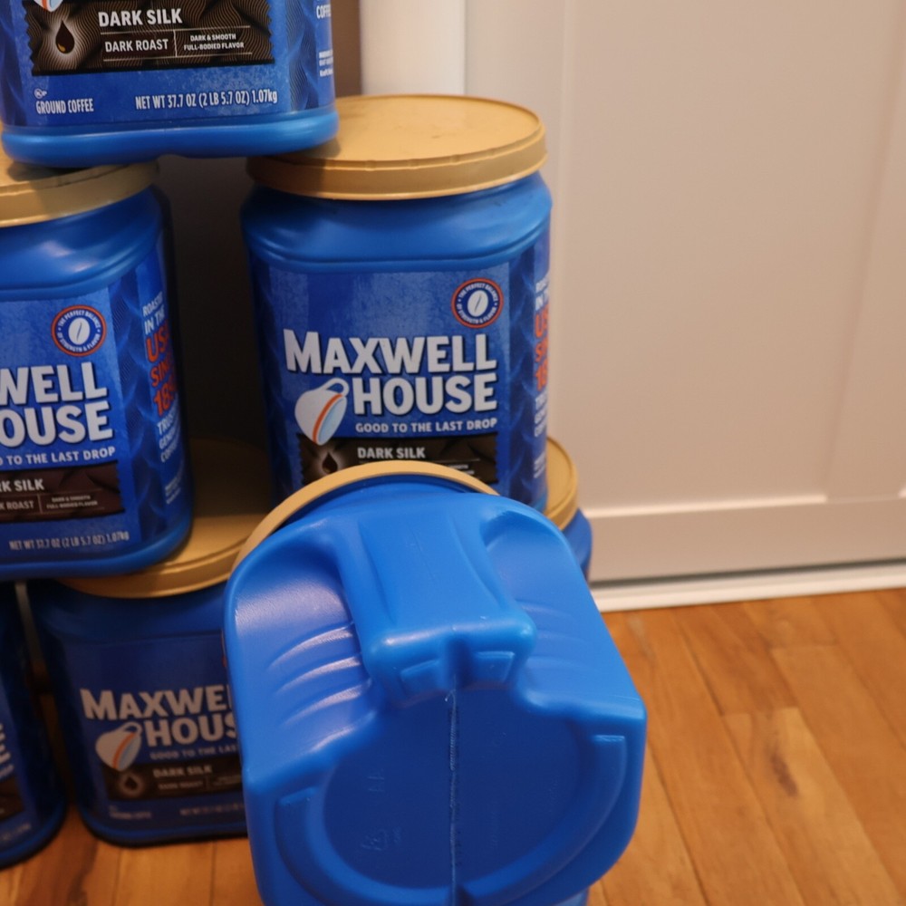 EMPTY Coffee Cans Containers Home Storage Craft Projects Maxwell House (9)