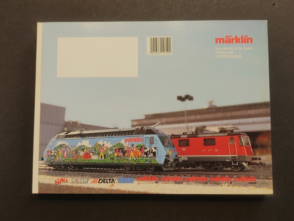1995/96 E MARKLIN HO TRAIN CATALOG VG
