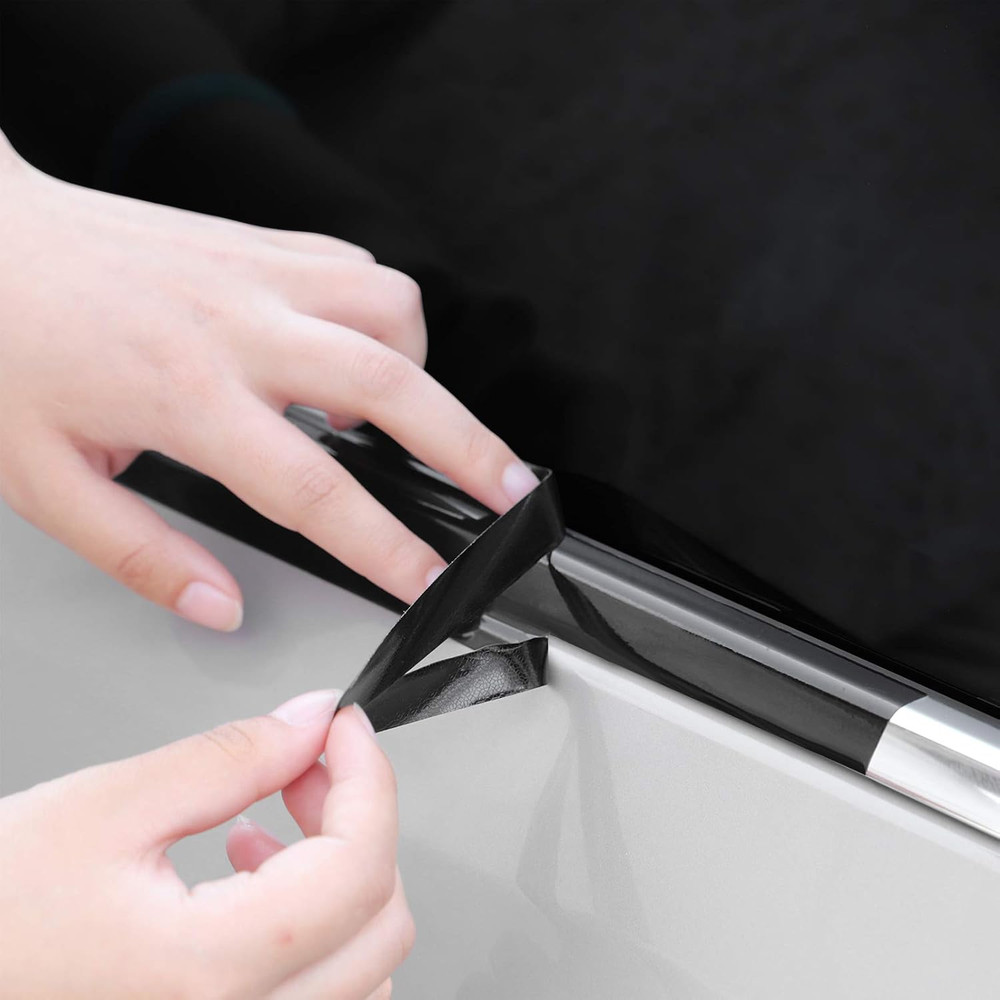Free Tool Kit High Gloss Vinyl Wrap Kit for Black Out Chrome Delete Window Trim