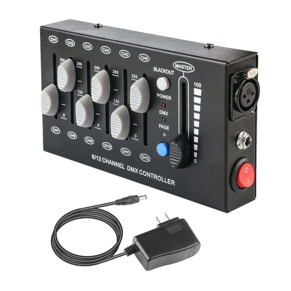 MAD OWL 12 Channel DMX dimming Controller, mini dj Lighting Controller,DMX512...