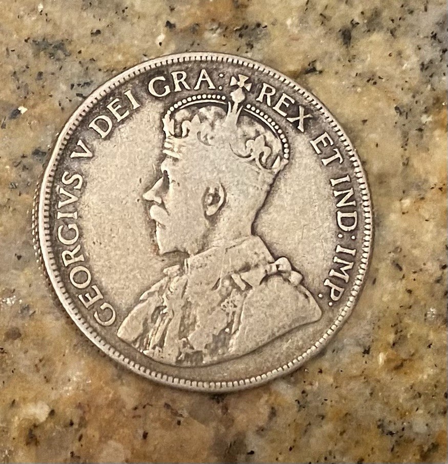 1918 Newfoundland 50 Cent Coin
