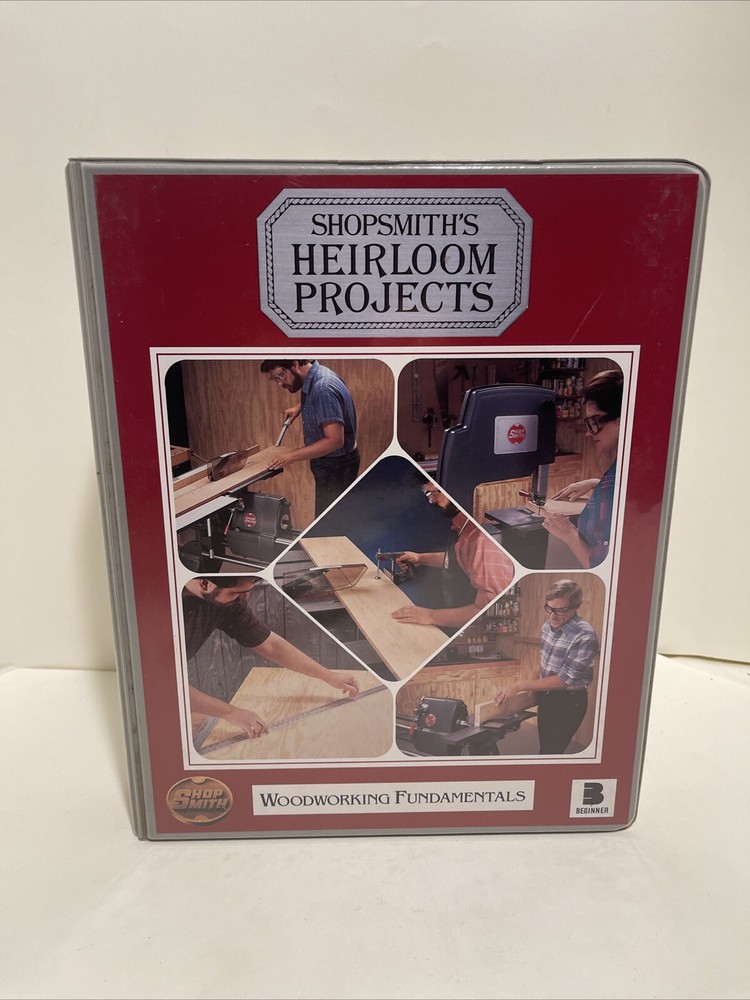 Shopsmith's Heirloom Projects: Woodworking Fundamentals (VHS & Booklet)