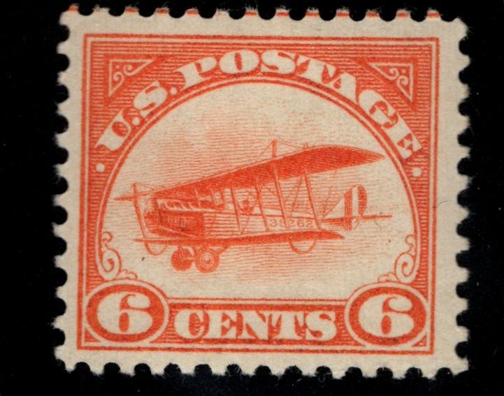 US AIRMAIL STAMP SC# c1, HINGED, VF, SINGLE, CAT. VAL.$55