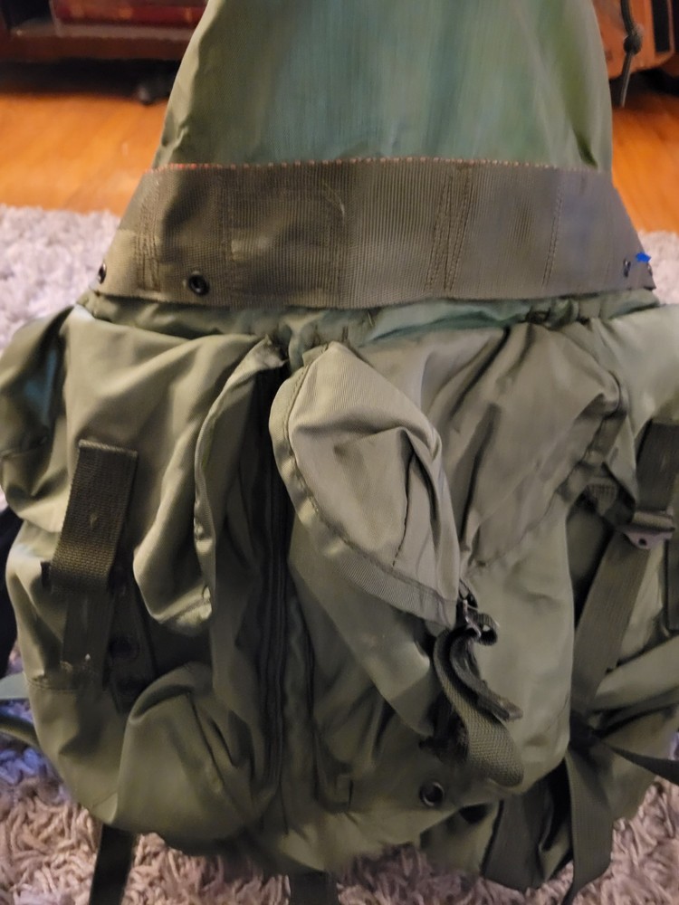 US Army Field Pack Combat Nylon LC-1 Medium Alice Vintage Backpack Extra Support