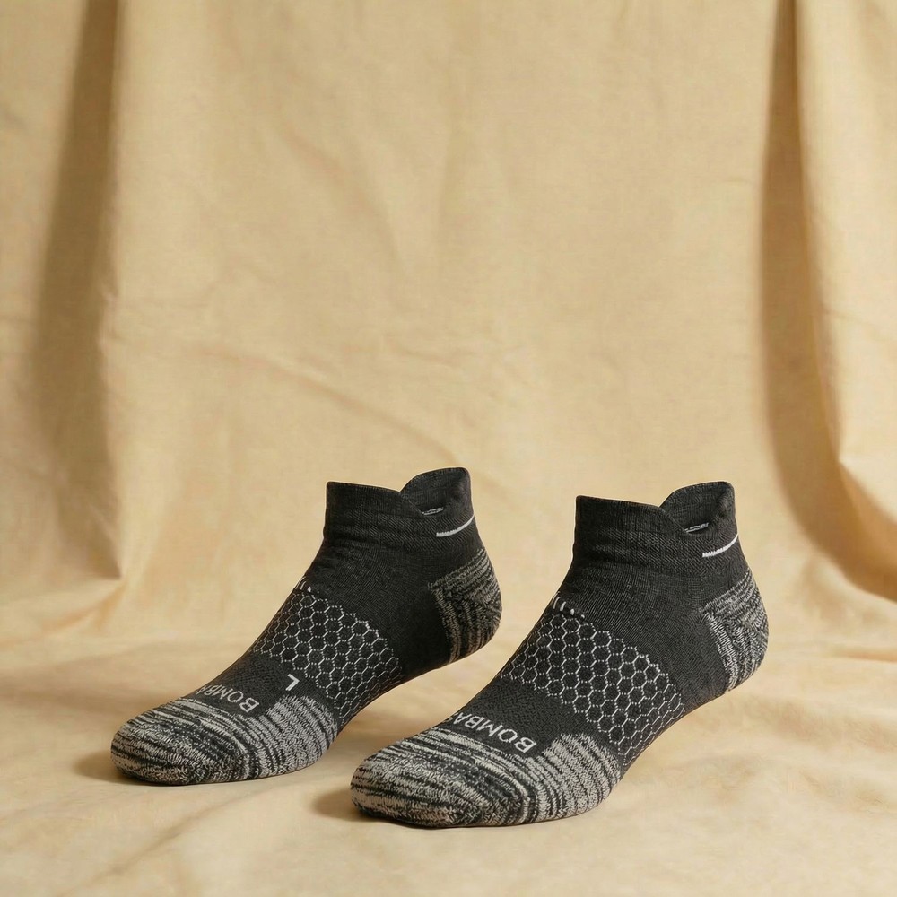 [3-Pack] Bombas Unisex Running Ankle Socks Size L