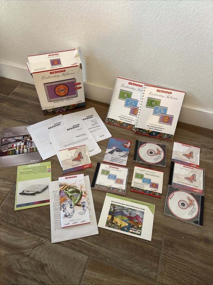 Bernina Embroidery Software CD And Manuals Version 4