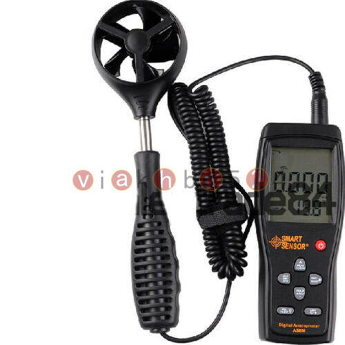 1PCS AS856 Smart Sensor Air-flow Anemometer 0.3~45m/s with USB