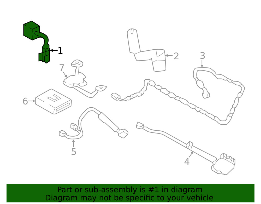 Genuine Nissan Navigation Microphone 28336-5AA0A