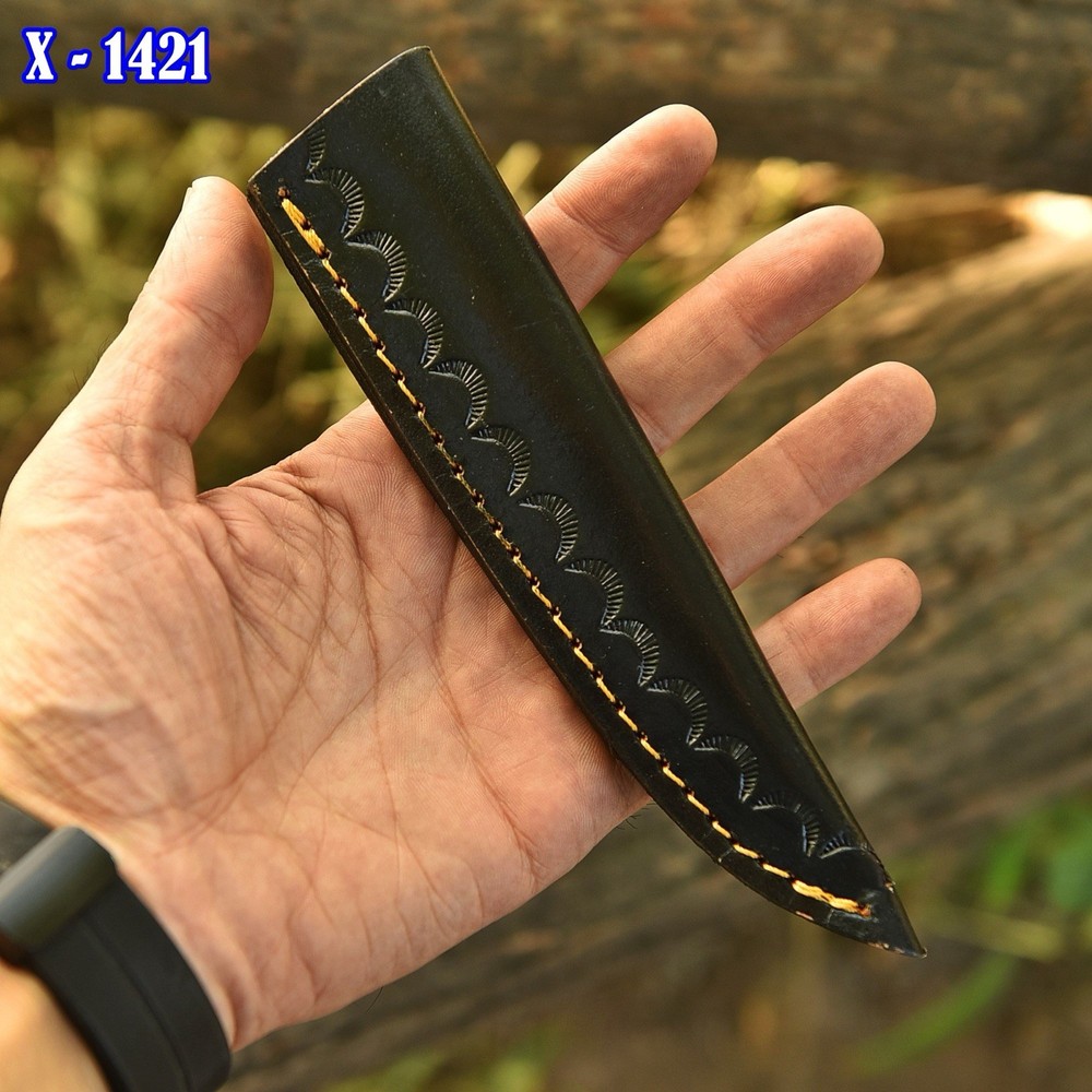 Leather Sheath For Fix Blade Knife Case Holster