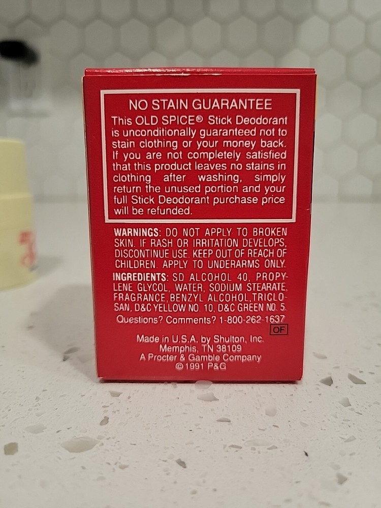 VINTAGE NEW OLD SPICE TRIAL SIZE 0.5 OZ