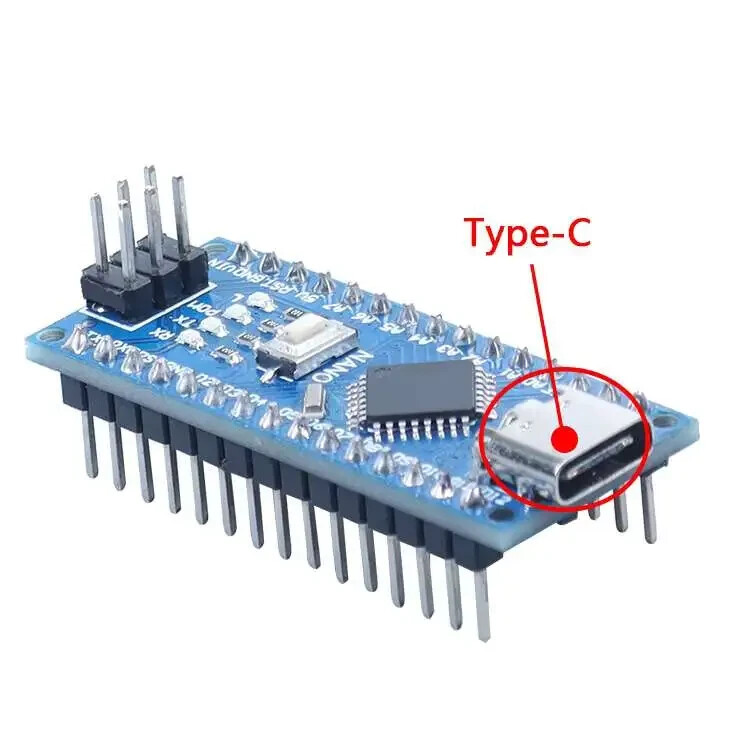 4PCS Nano v3 | USB-C | Welded | ATMEGA328P | IDE Microcontroller US