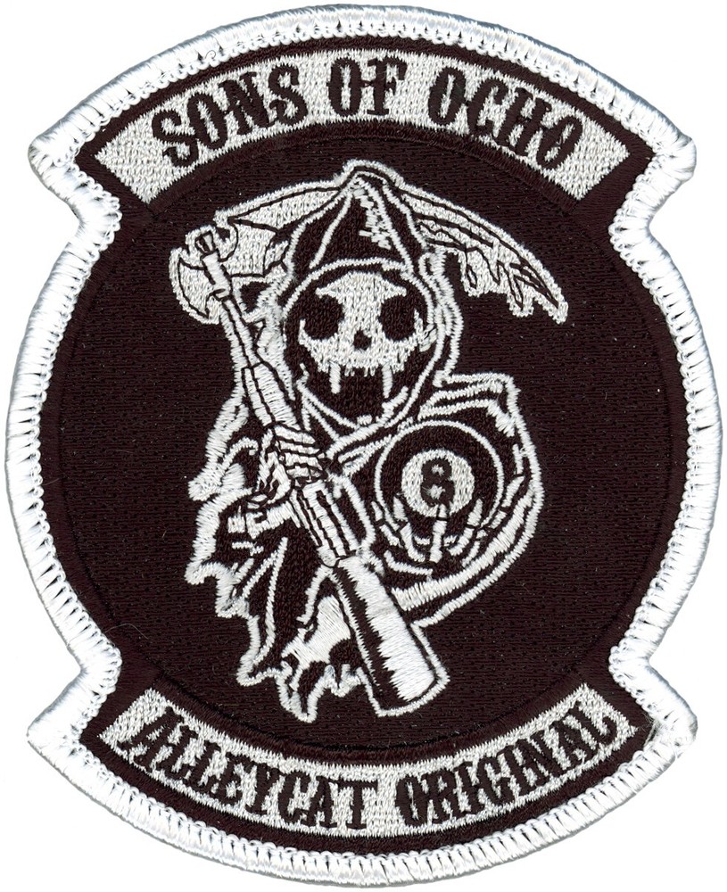 USAF 128th EXPEDITIONARY AIRBORNE COMMAND & CONTROL SQUADRON CREW 8 PATCH