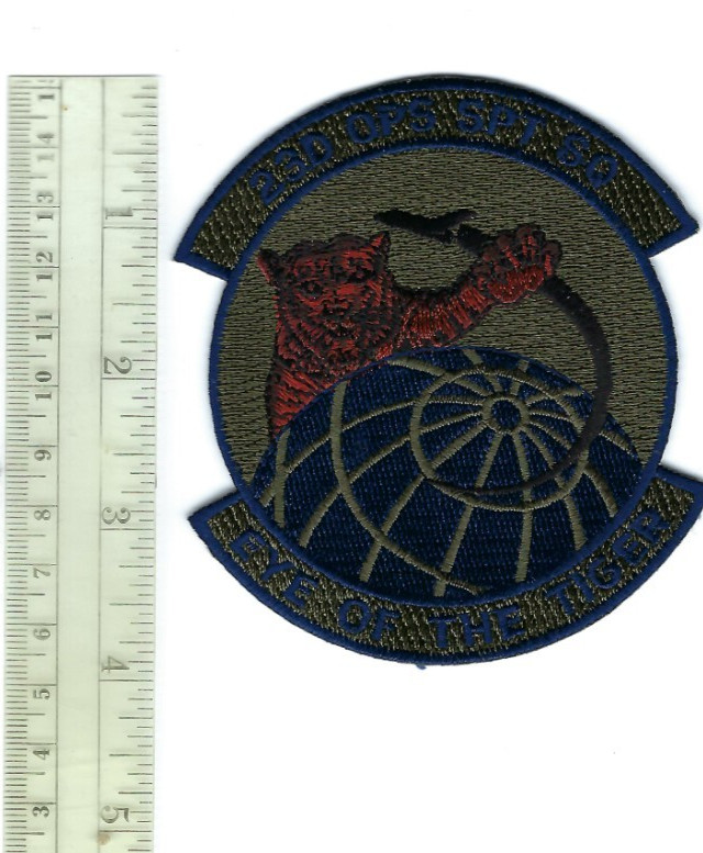 23d OPS SPT SQ 23d Operations Support Squadron Moody AFB Georgia patch - NEW!