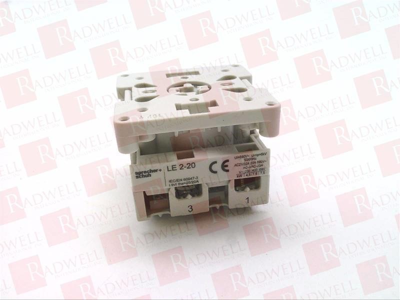 SPRECHER & SCHUH LE2-20-1752 / LE2201752 (USED)