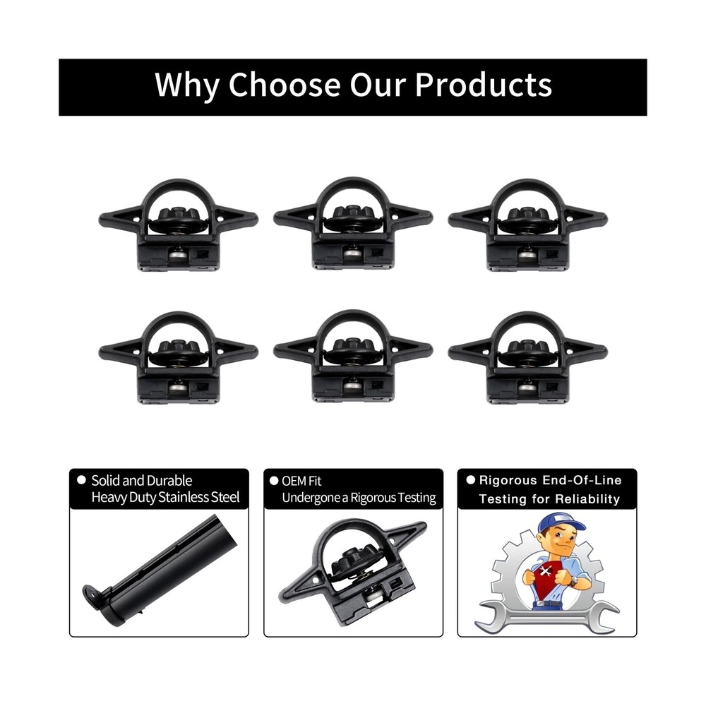 Trail Rail System, Bed Rail System, Compatible with Jeep Gladiator 2020 2021 ...