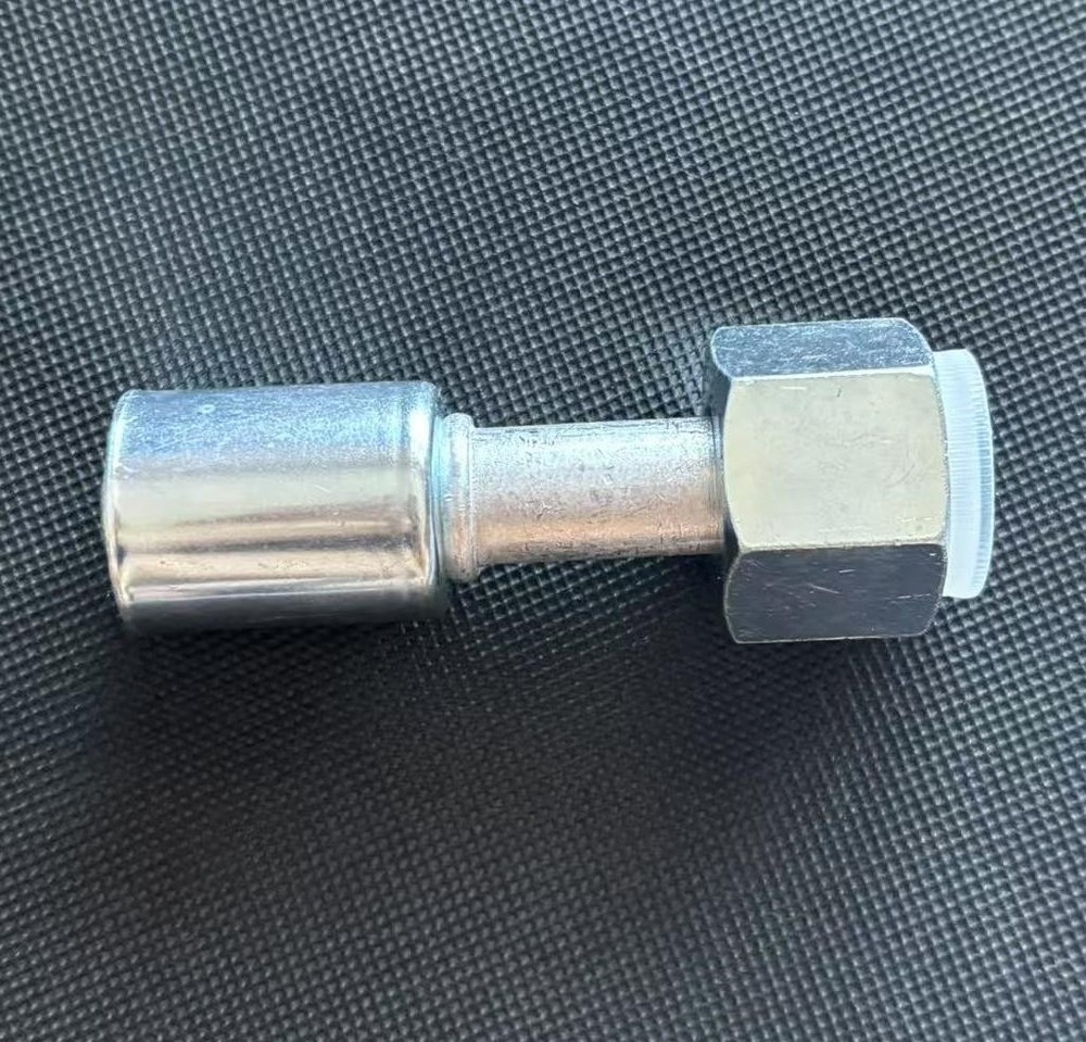 A/C BEADLOCK FITTING STEP UP/DOWN FEMALE O RING STRAIGHT #12 NUT #10 HOSE BL1310