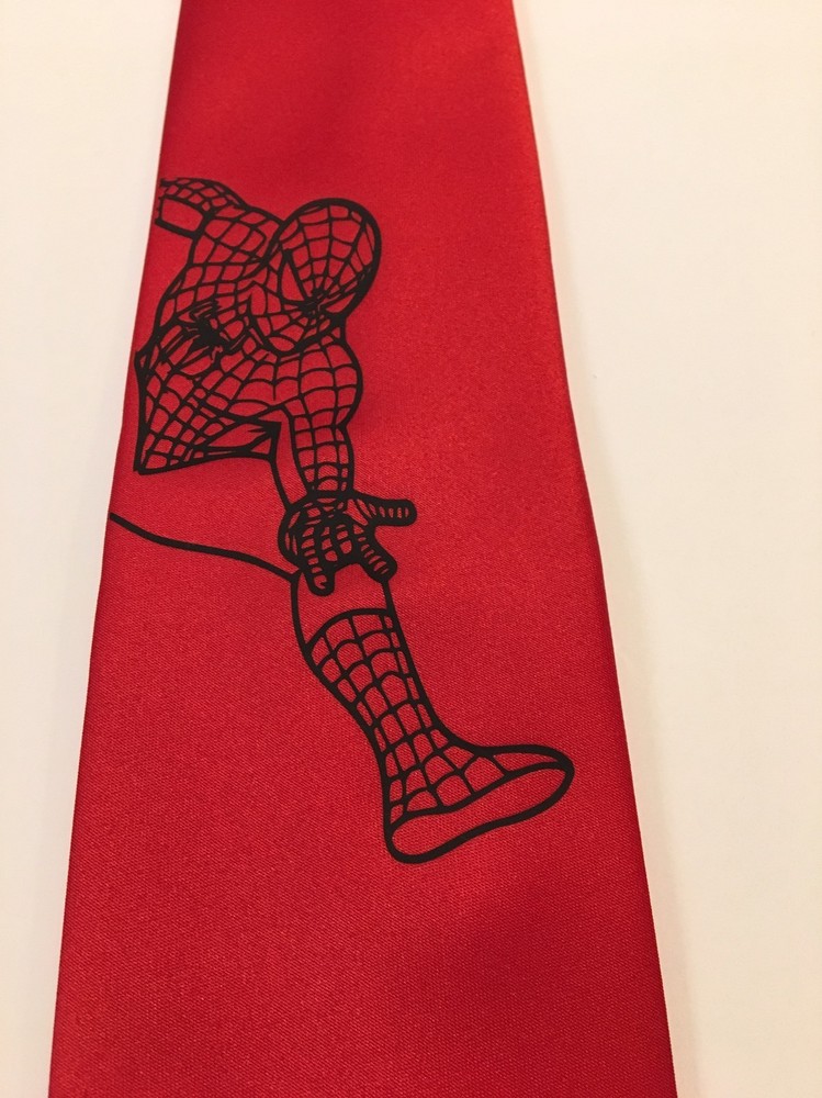 Spider Red Necktie