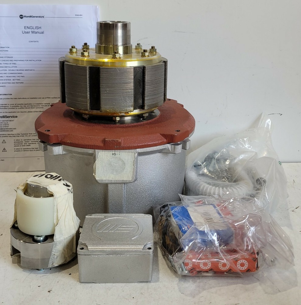 Marelli Generator Permanent Magnet Auxiliary Exciter PMG for MJB M00FA000A