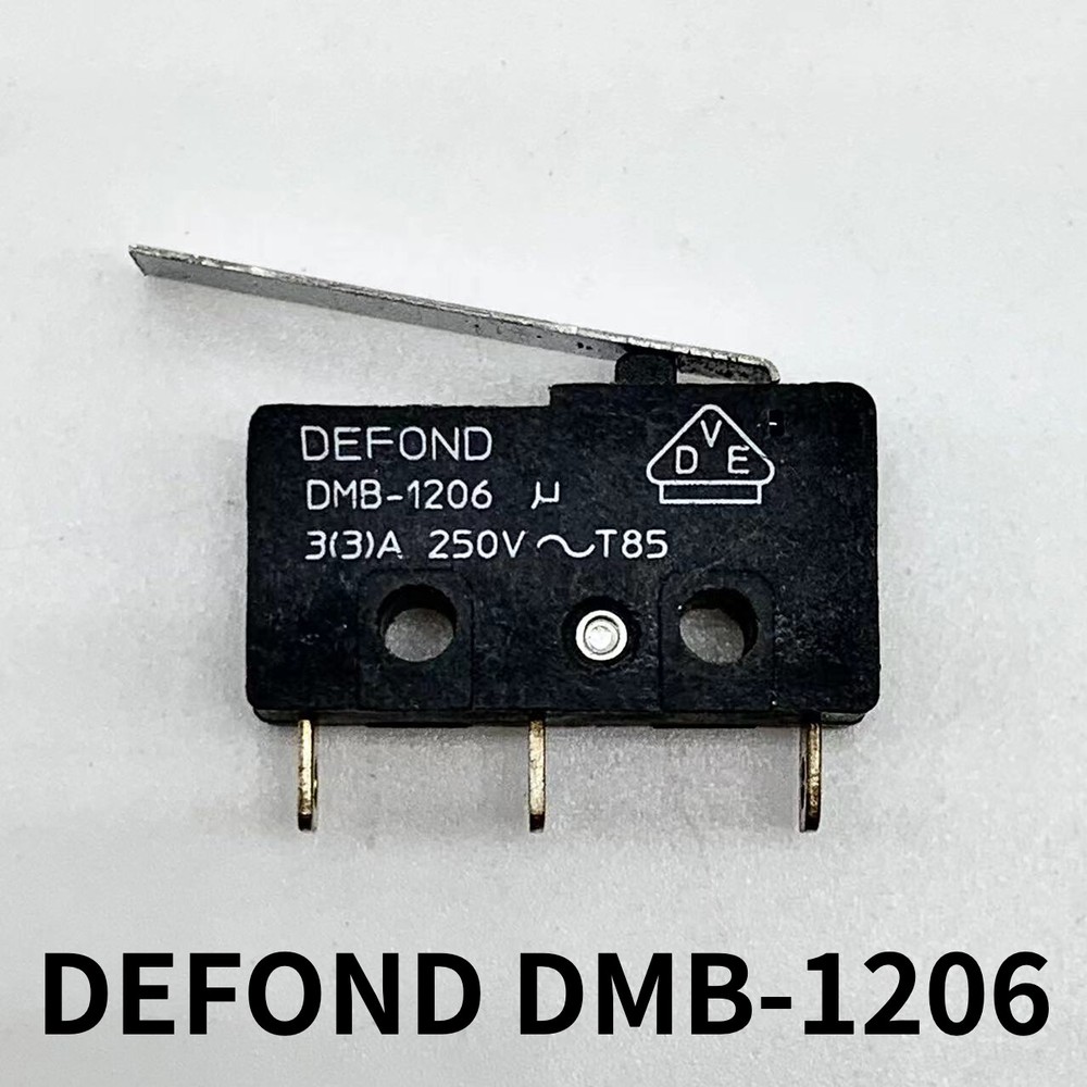 DEFOND DMB-1206 Micro Limit Switch 3(3)A 5A 10.1A 125/250VAC With pressure bar