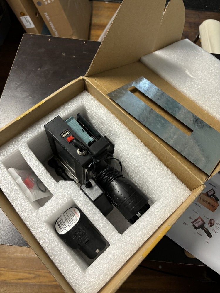 Handheld Inkjet Printer Touch Screen Dates Logo Laser Coder Label QR Bar Code mt