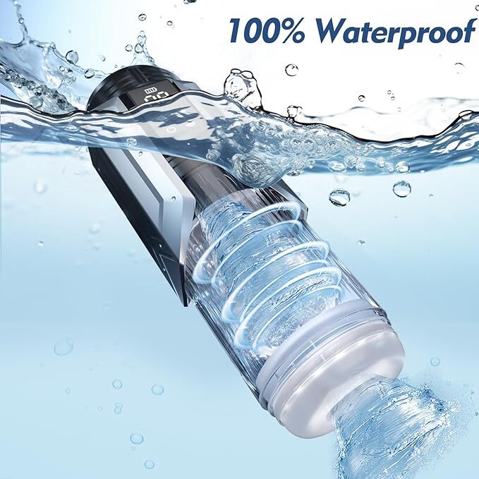 Automatic HandsFree Male Masturbaters Sucking Thrusting Lubricants Stroker Cup