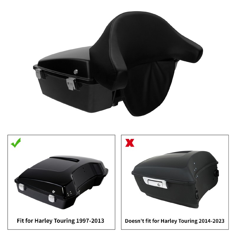 Trunk Backrest Pad For Harley Touring Models 1997-2013