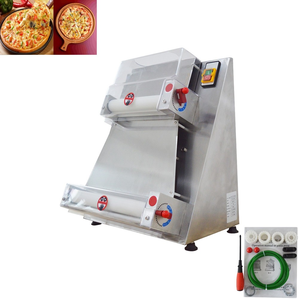 110V Electric Pizza Dough Roller Sheeter Pastry Press Pizza Making Machine