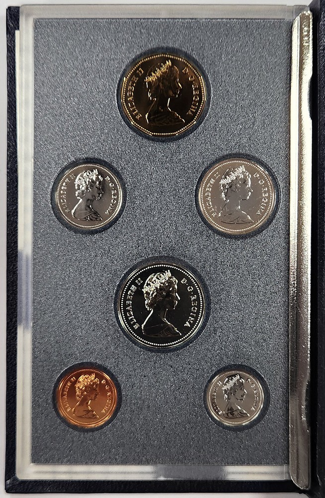 1989 Canada Specimen Clad Proof Like 6 Coin Set OGP COA