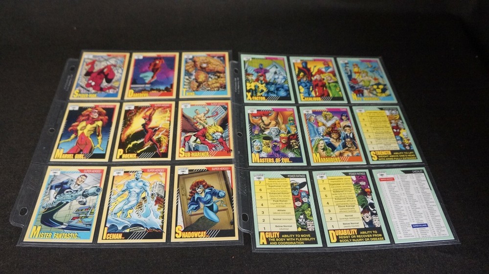 Set 160 MARVEL UNIVERSE CARDS Including Thanos #85 EXCELLENT