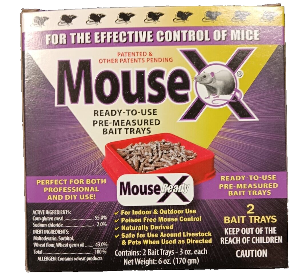 MouseX For Mice/Rats Killer 2 pk