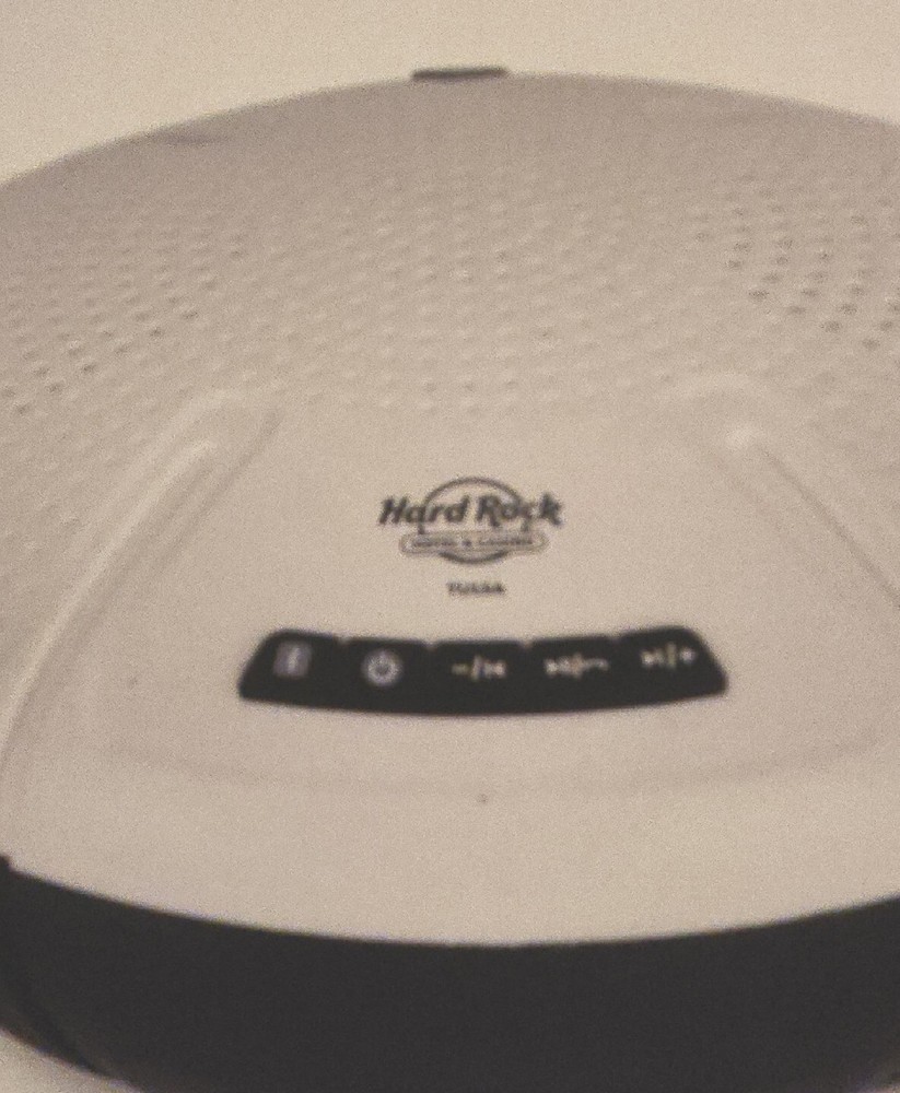 Hard Rock Hotel Casino Tulsa Floating Speaker Wireless, Bluetooth, White Sphere