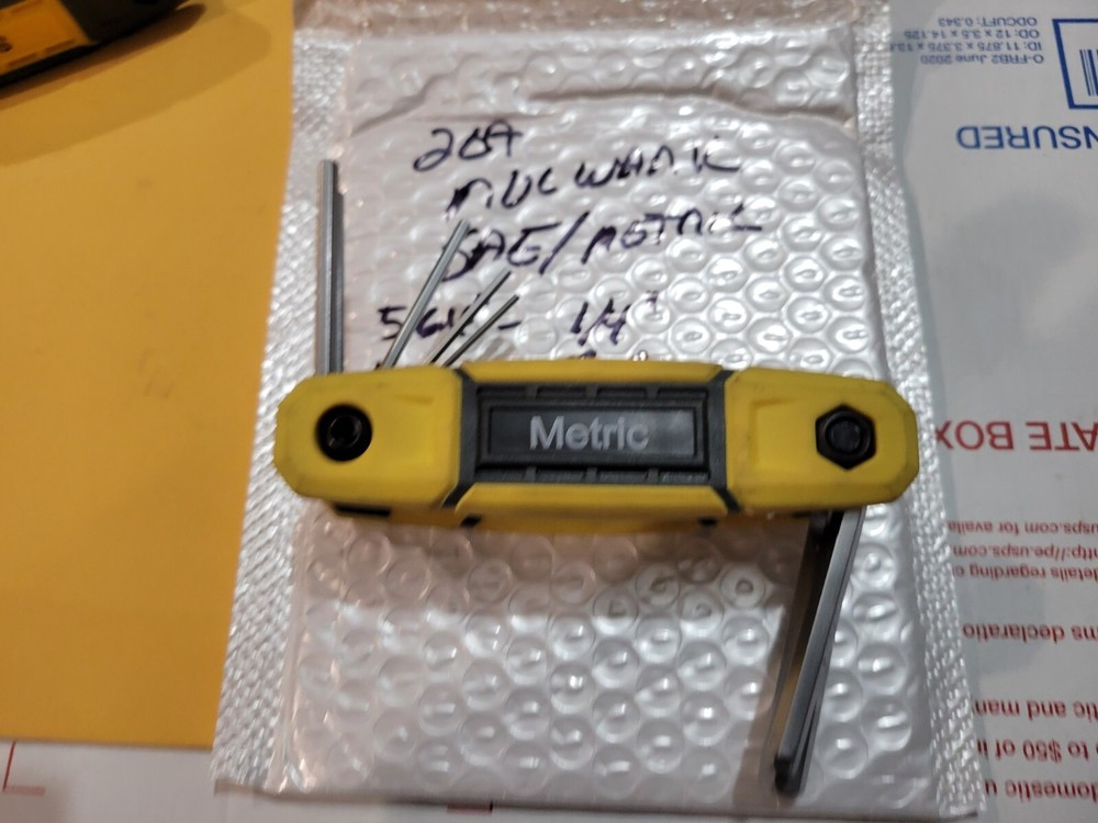 2 EA MULWARK- SAE / METRIC ALLEN WRENCH TOOL SETS